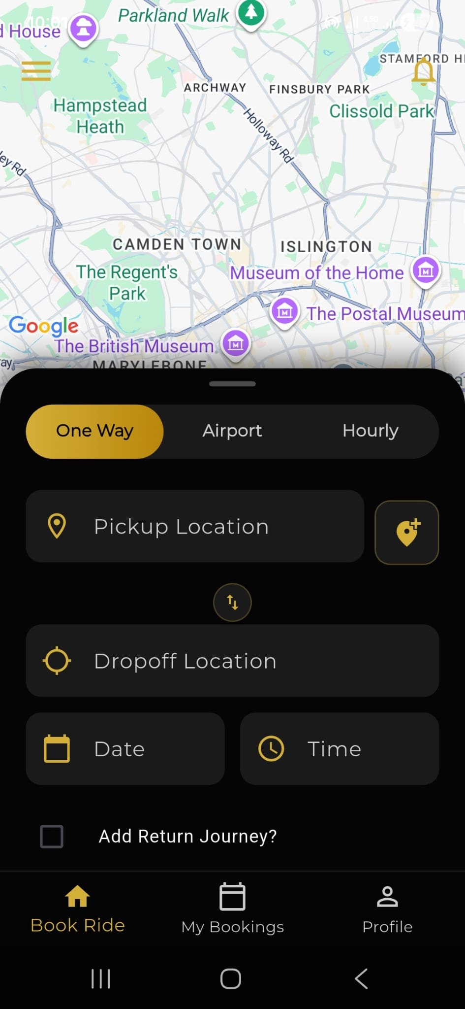 Xclusive Chauffeur App 1