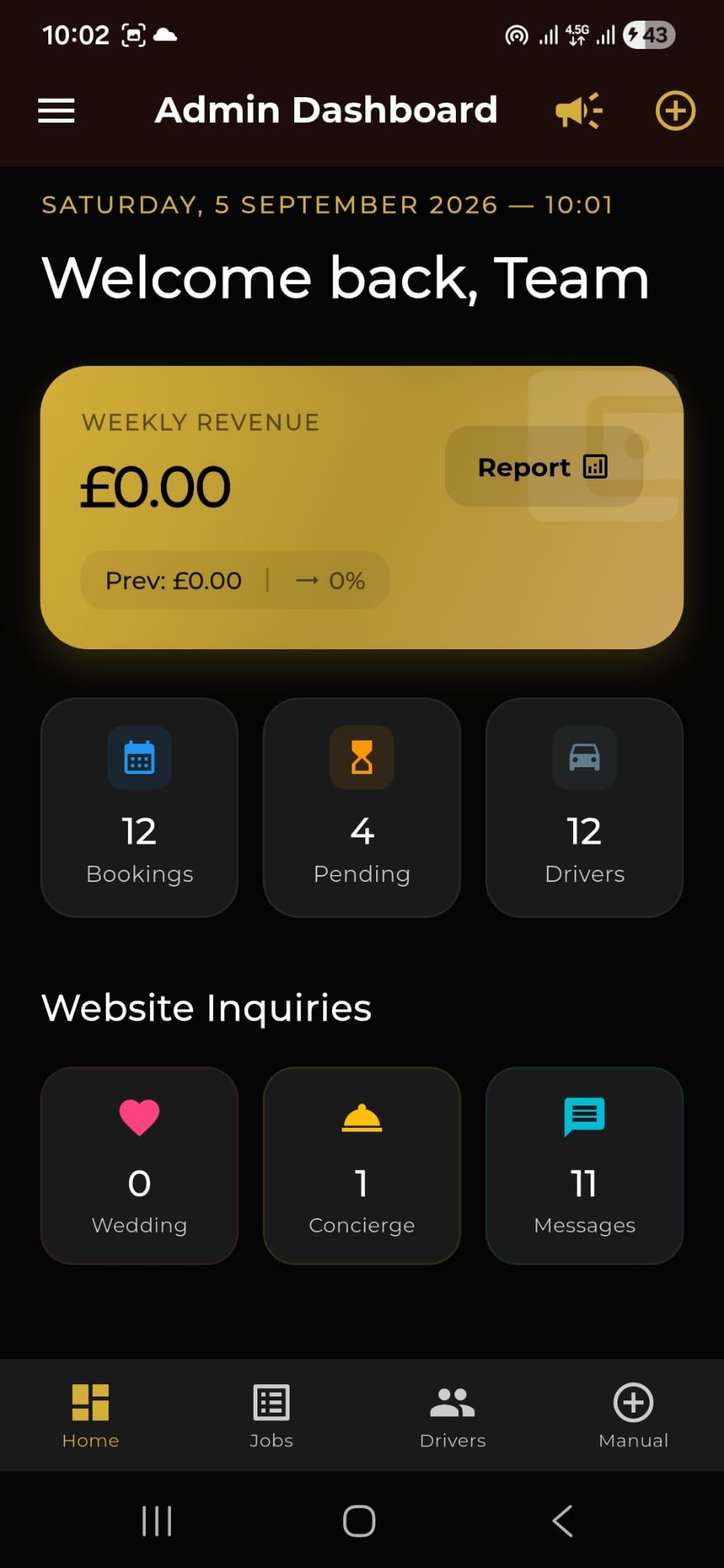 Xclusive Chauffeur App 2